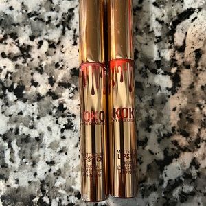 Two Kylie Cosmetics Koko Kollection Matte & Gloss Lips kit Set